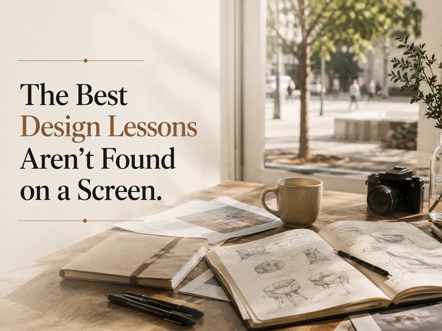 The Best Design Lessons Aren’t Found on a Screen by Laksheeta Soni