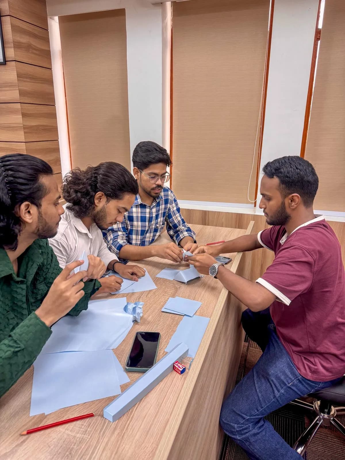 Hands-on prototyping exercise during a workshop