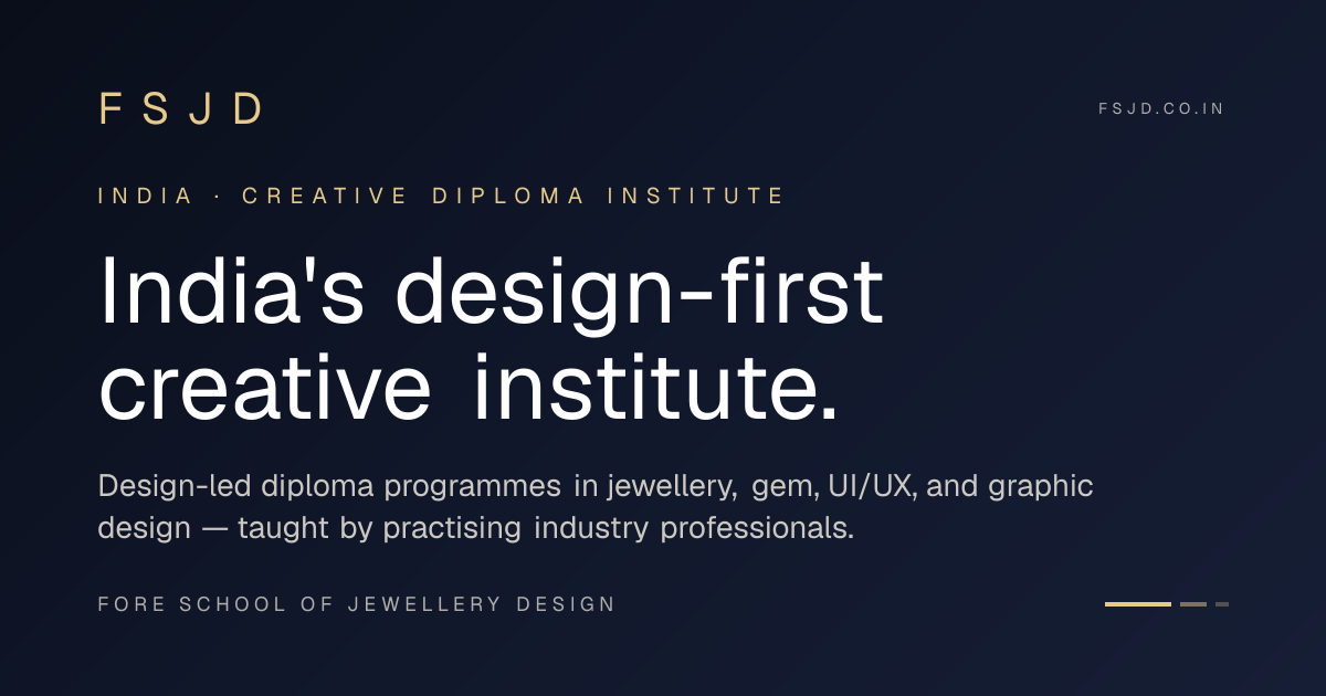 FSJD — Jewellery & Communication Design Institute