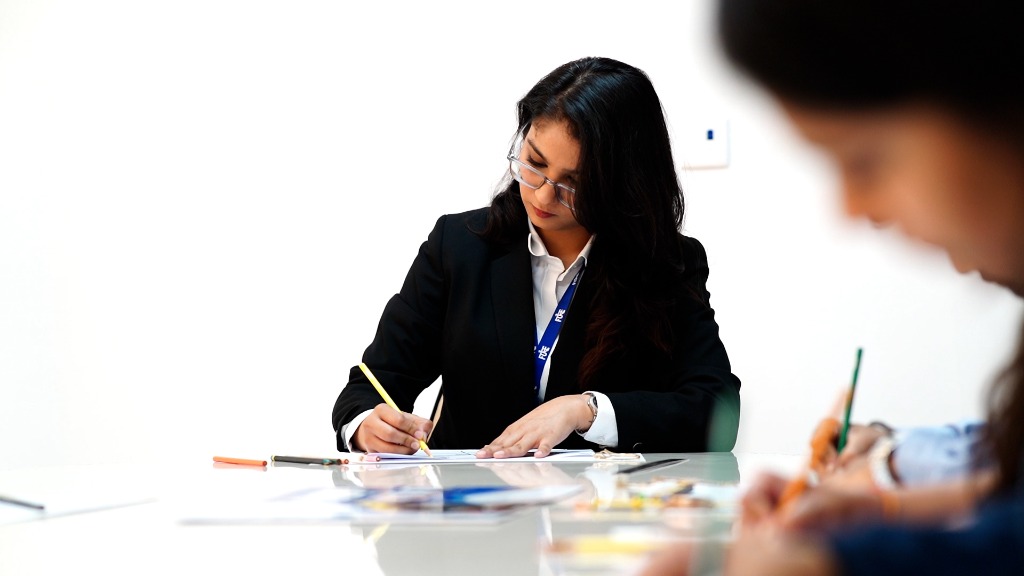 Student Working
